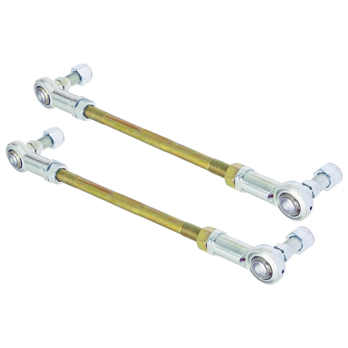 Antirock End Links 10 1/2 Inch Rods Includes RH/LH Heim Joints Hardware Pair RockJock 4x4 product image