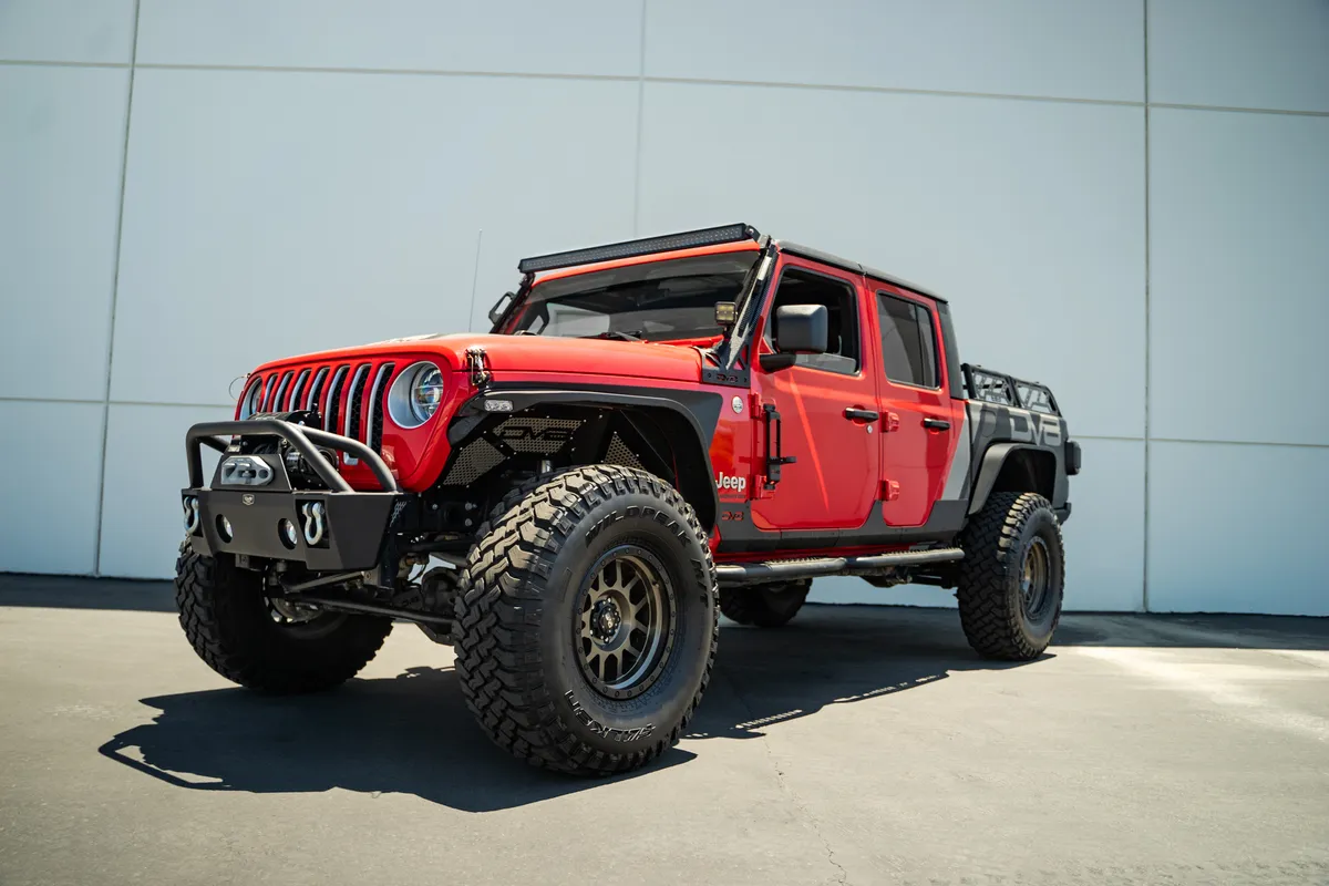 DV8 Offroad STJL-04 Jeep Wrangler JK/JL & Gladiator JT Hinge Mounted Steps product image