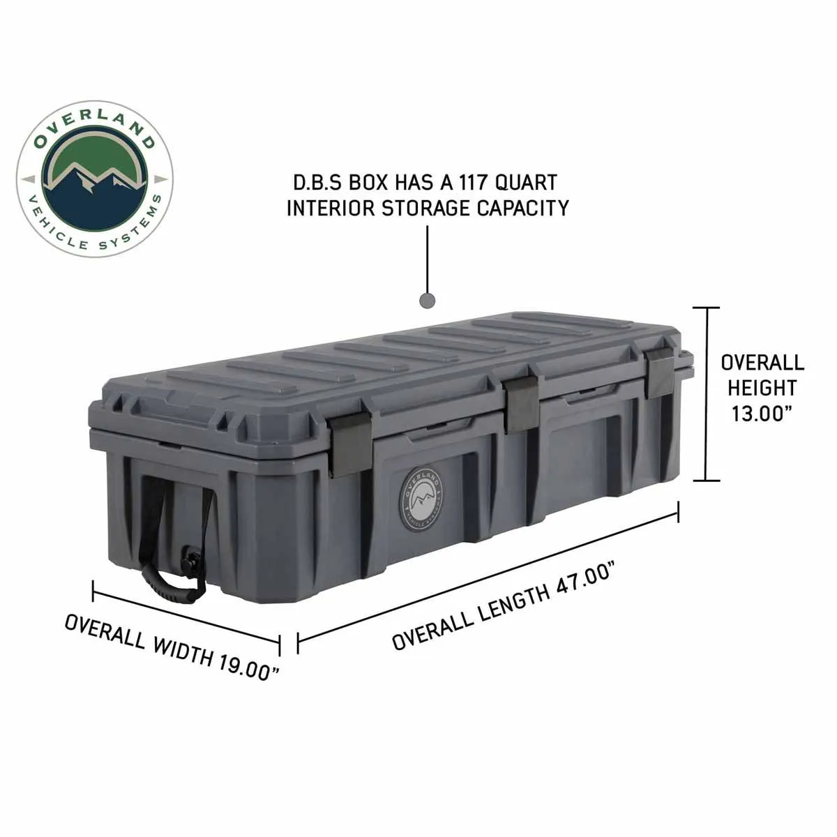 Stay Dry With Overland Vehicle Systems 117 Quart Dry Box Overland Vehicle Systems product image