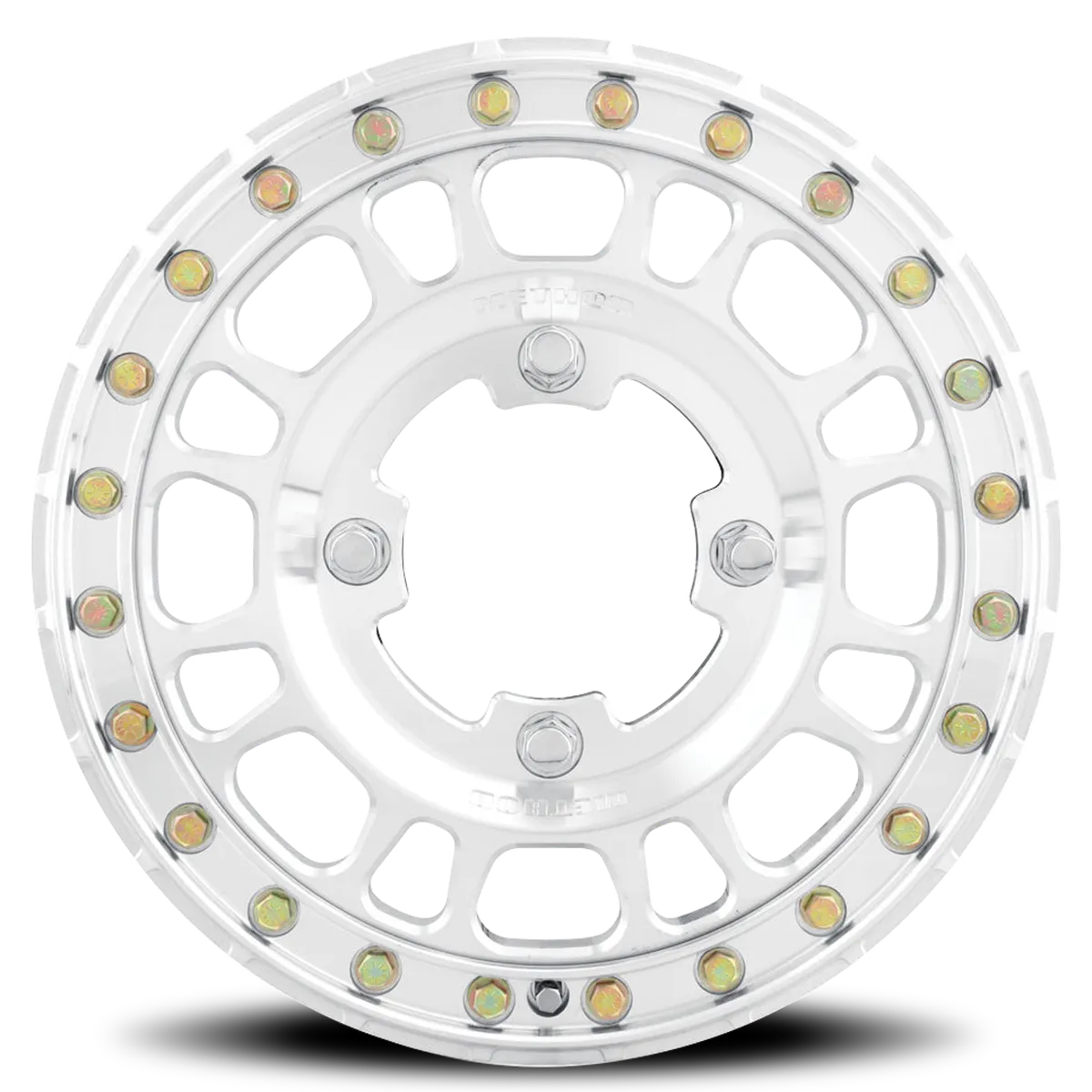 Aluminum Wheels 15x5 MR412 Beadlock UTV Bolt Pattern 5 On 114.3 Offset 43 Lip Size 0 Machined Raw Machined Method product image