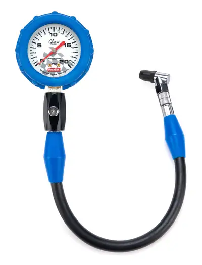 Quickcar Racing Products Tire Gauge 20 PSI Glo Gauge