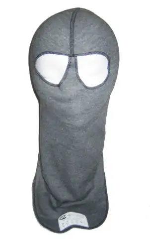 PXP Racewear Head Sock Grey Dual Eyeport 2 Layer