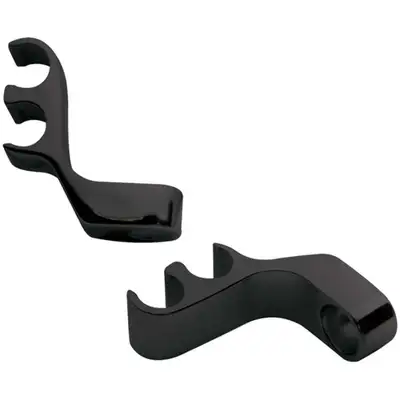 Billet Specialties 2 Wire Separator Valve Cover Mount Black Pair