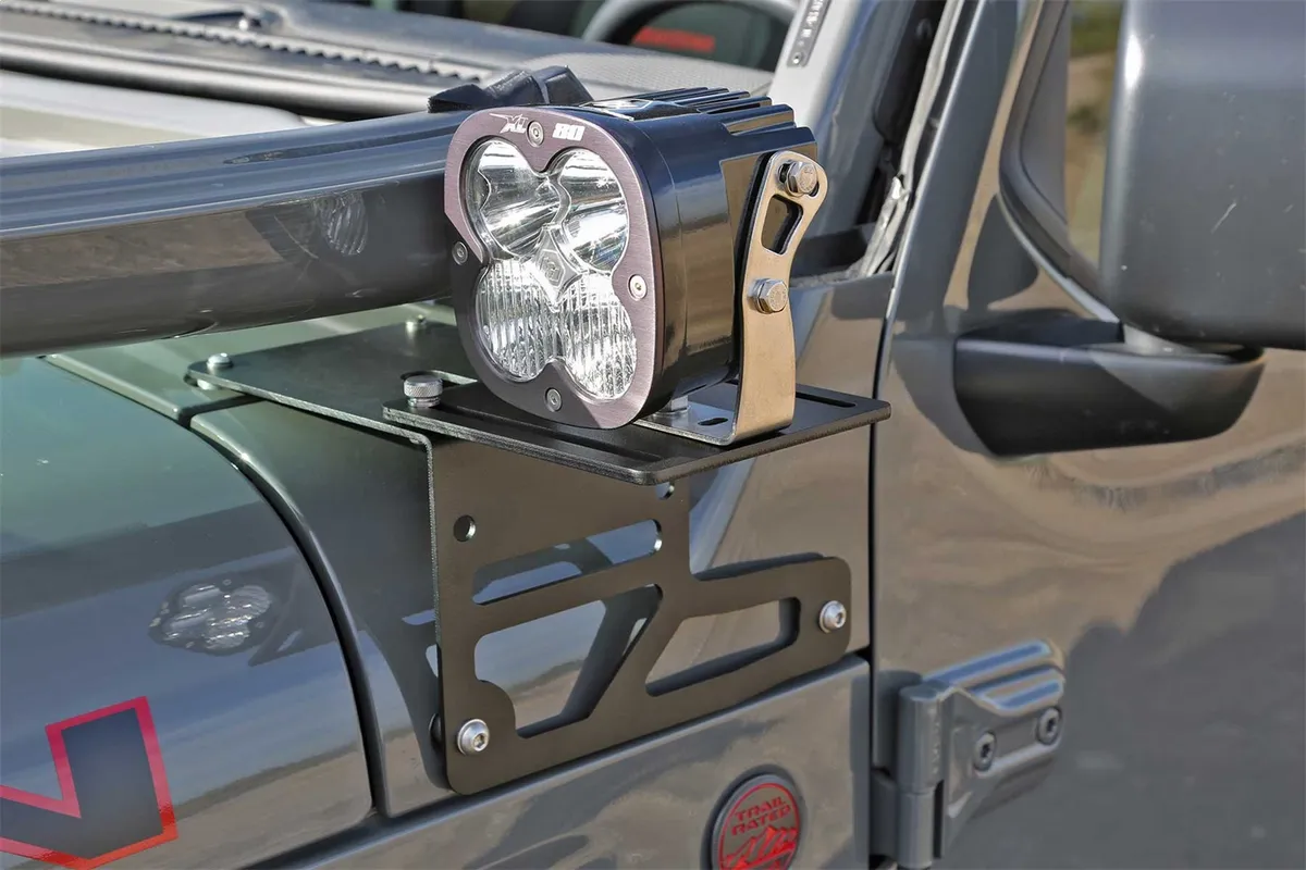 18c Wrangler/20c Gladiator 4WD Light Bracket Kit Adjustable product image
