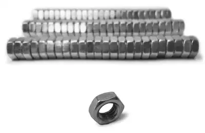 Steinjager Steinjäger Nuts Bulk Jam Fasteners, Bulk 3/8-24 RH 75 Pack Grade 2 Plated Zinc Yellow