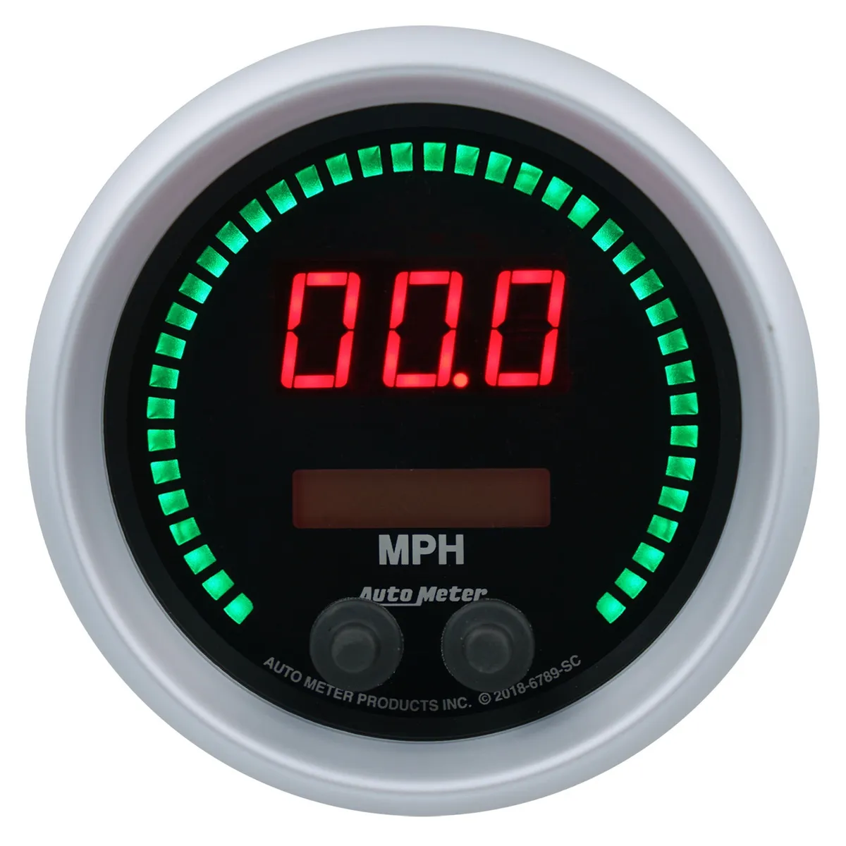Autometer 6789-Sc Gauge, Speedo, 3 3/8, 260mph / 260kmh, Elec Program, Sport-Comp Elite Digital product image