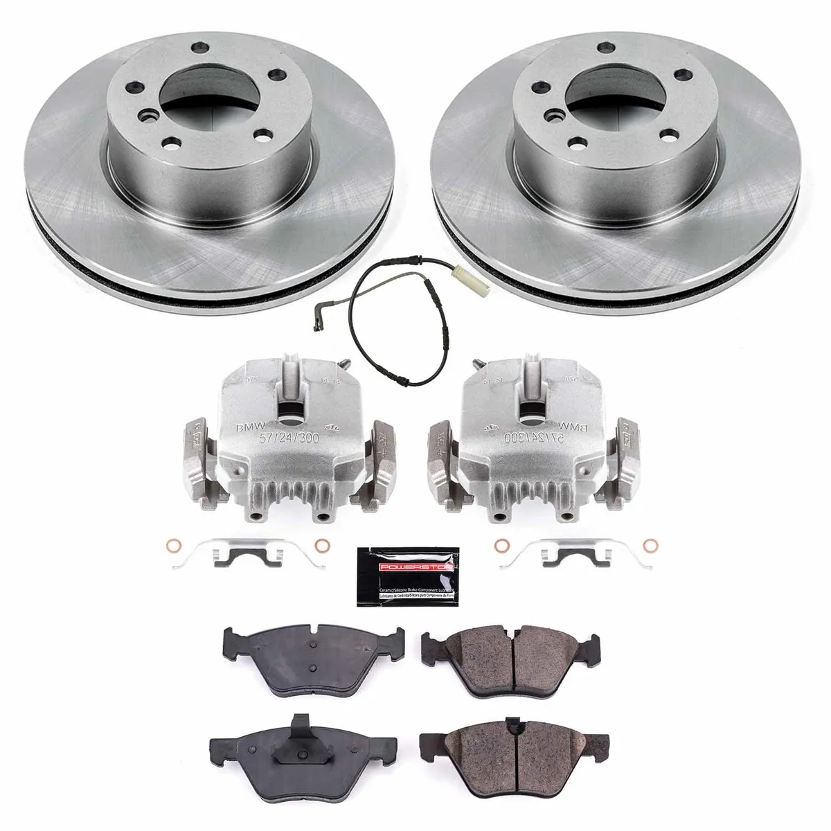 Z17 Direct Replacement Kit: Rotors; Ceramic Pads; Pad Sensors; Calipers product image