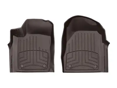 Weathertech 2016 + Dodge Durango Front 3D Floor Mats Cocoa