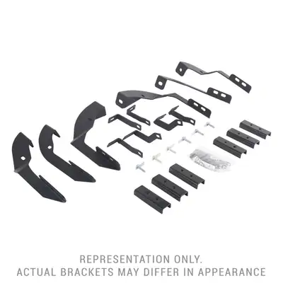 Go Rhino go Rhino - 6940515 - Rb10/Rb20 Running Boards - Mounting Brackets Only - Textured Black