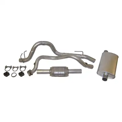 Crown Automotive Jeep Replacement 1993-1995 Wrangler YJ with 4.0L engine; Muffler & Tailpipe