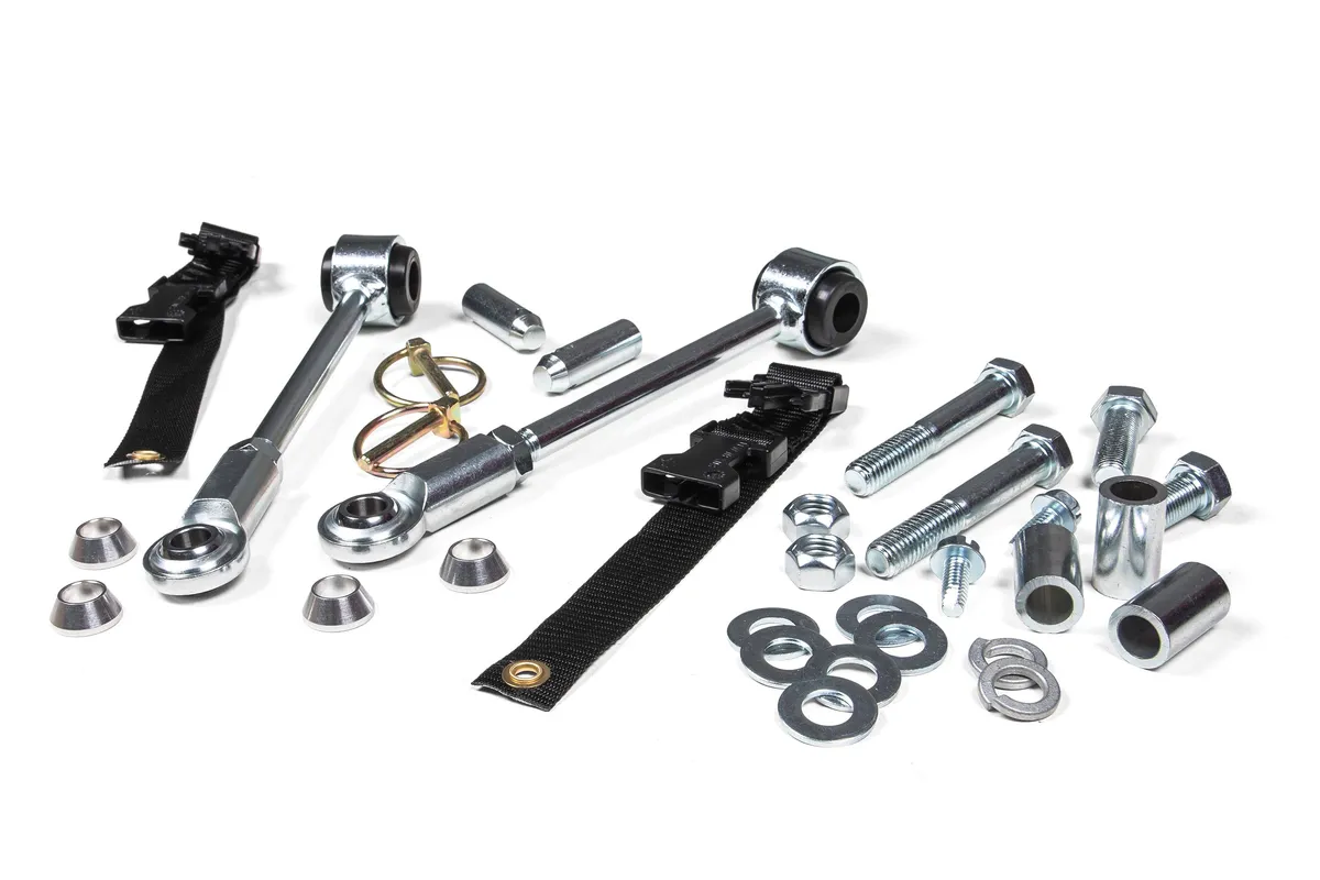 18-26 Jeep Wrangler JL/20-26 Jeep Gladiator JT Front Sway Bar Disconnects Zone Offroad product image