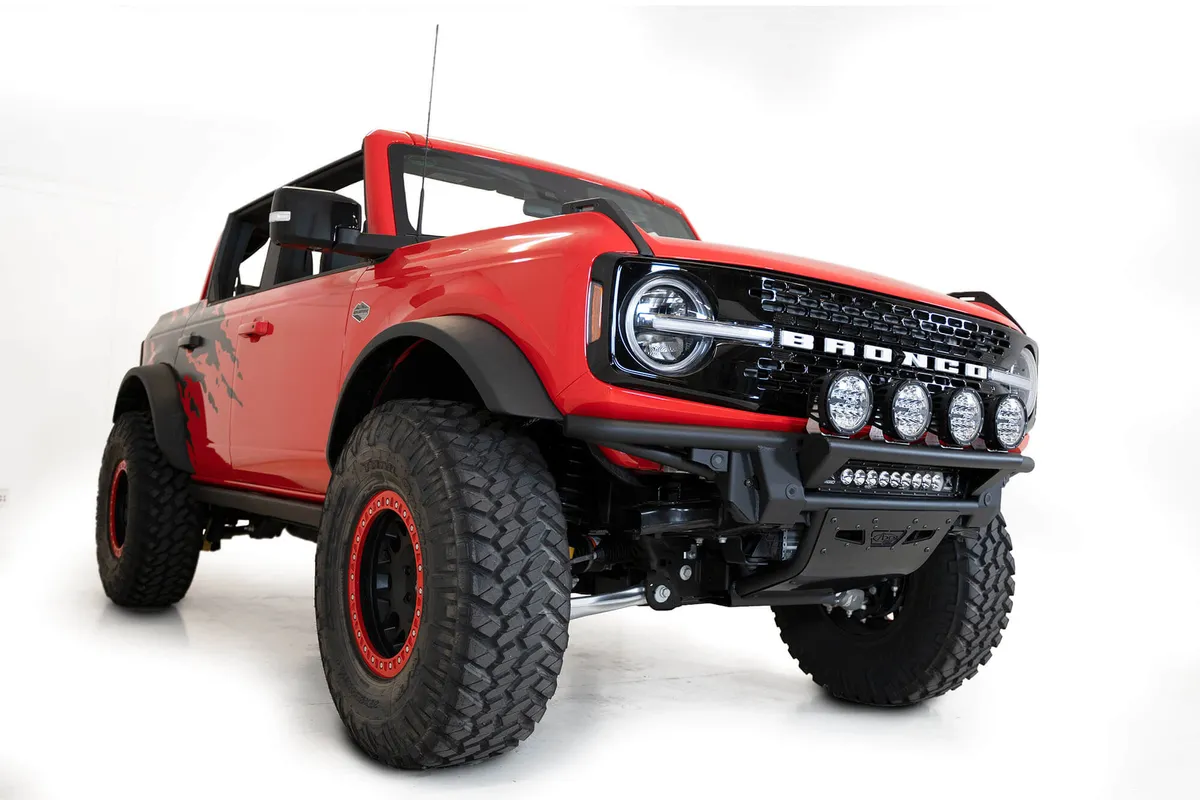 21c Bronco Bolt on Light Hoop For Bolt on Front Bumper w Mounts Black product image