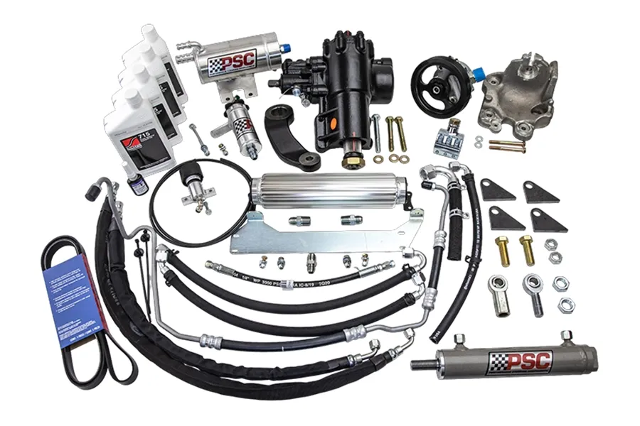 PSC Motor Sports BIG BORE XD® Cylinder Assist® Steering Kit – Jeep Wrangler JL (2021+)/Gladiator JT 3.6L (2020+) Non-eTorque