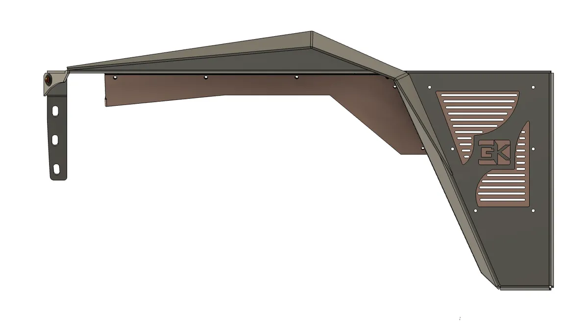 Diamond Series Comp Style Inner Fenders for Jeep TJ Wrangler product image