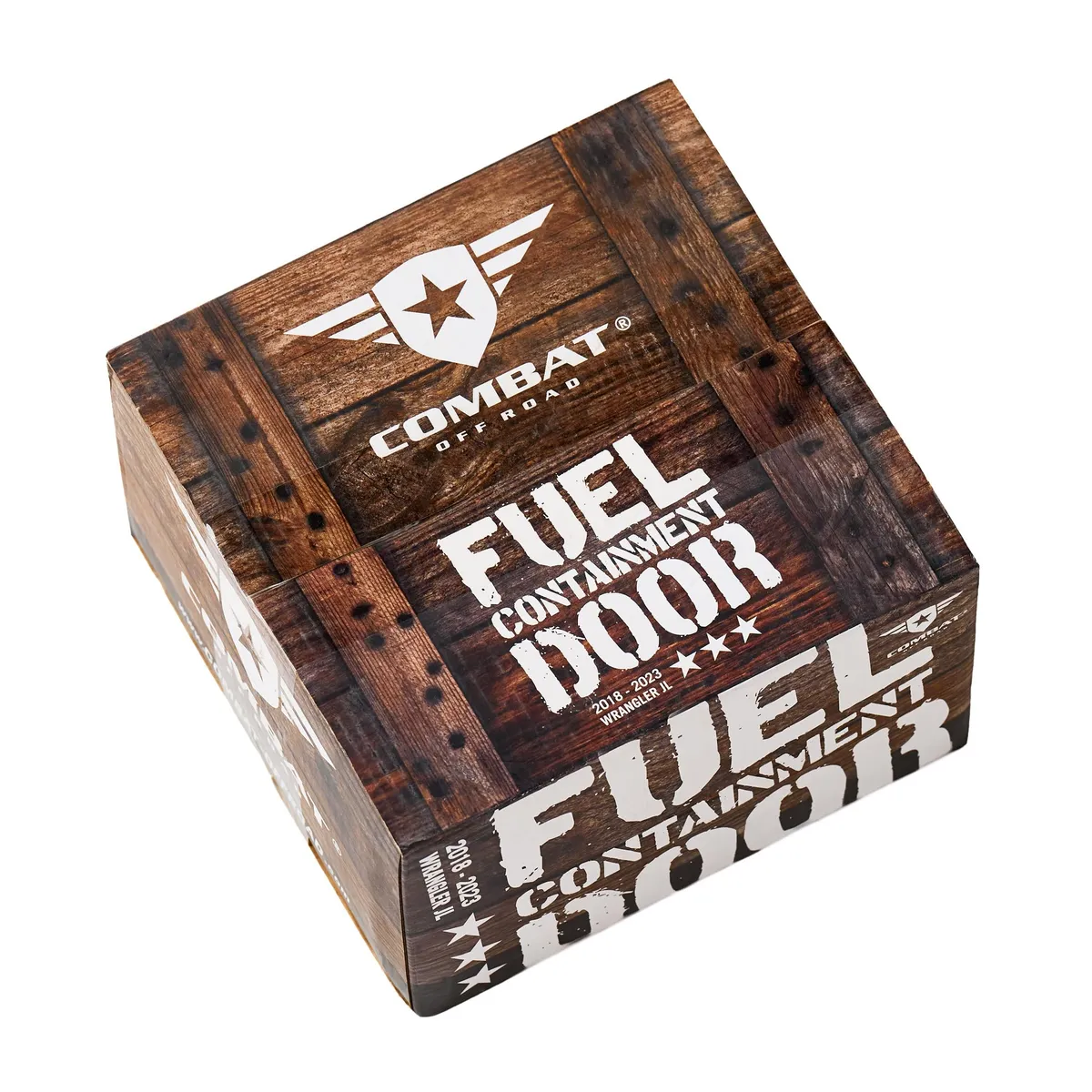 Combat Off Road Combat Off Road Fuel Door Cover - Black Satin - JL