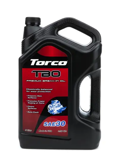 Torco TBO 30W Premium Break In Oil 5 Liter Bottle