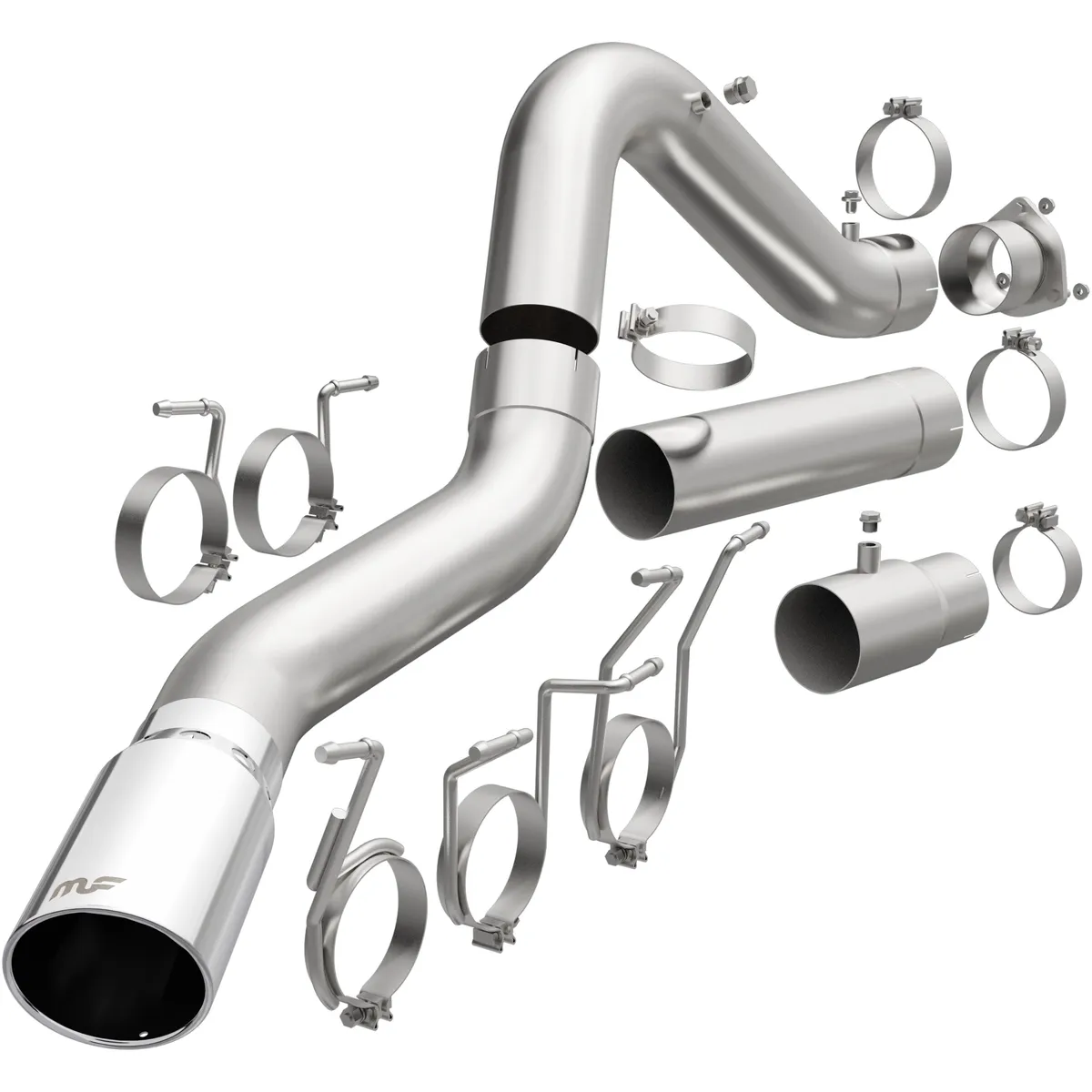 07c Silverado/Sierra 2500/3500 HD Catback Exhaust System ss W/Chrome Tip product image