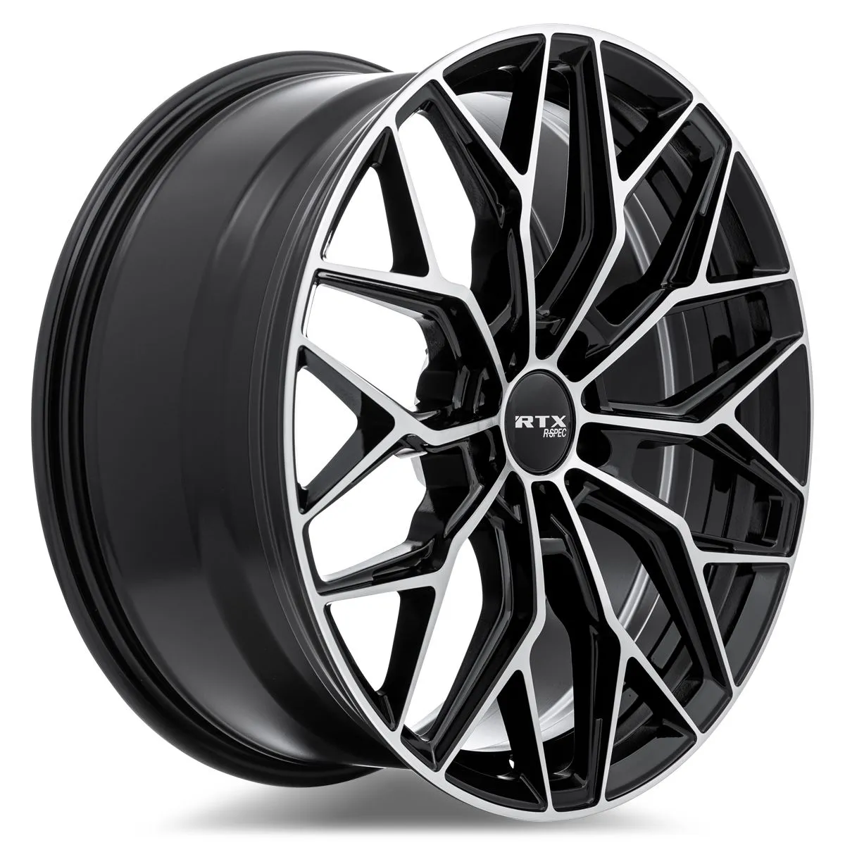 RTX Wheels Rs02 20x8.5 5x114.3 Et38 Cb67.1 Gloss Black Machined