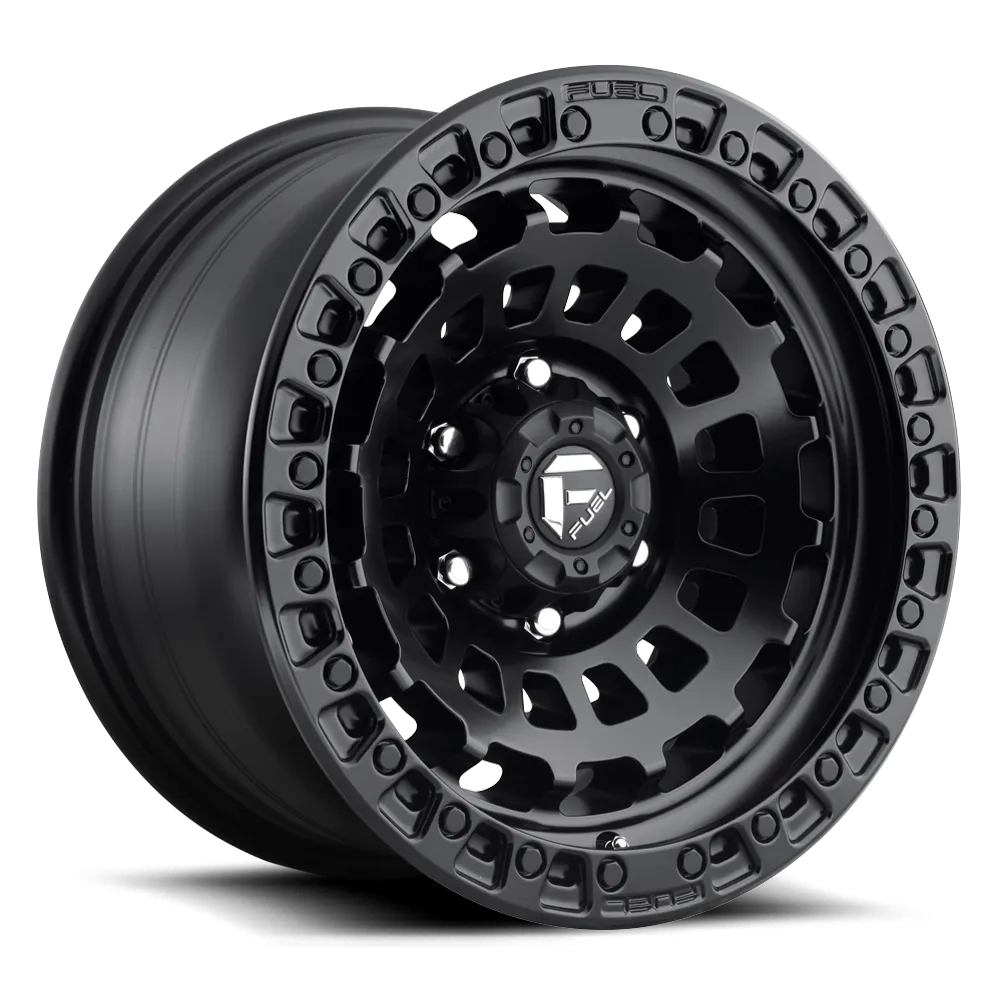 Aluminum Wheels 17X9 Zephyr D633 6 On 139.7 Matte Black 106.3 Bore 1 Offset Fuel Off Road Wheels product image