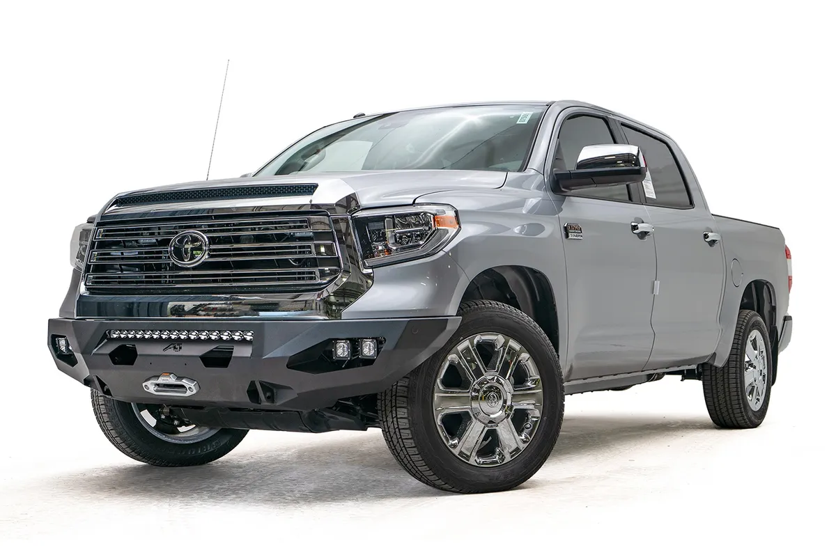 Matrix Front Bumper; w/No Guard; 7/8 In. D-Ring Mounts; 2 Stage Black Powder Coated; product image