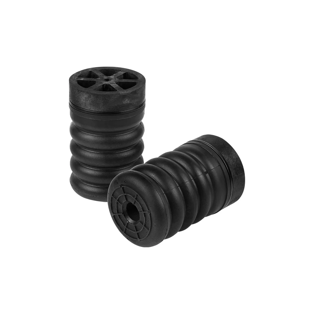 SumoSprings; Front Or Rear; Incl. Two 1 in. Spacers; For Fabricators And Custom Applications; One Piece Hollow Center; 1500 lbs. At 50 Percent Compression; Black; product image