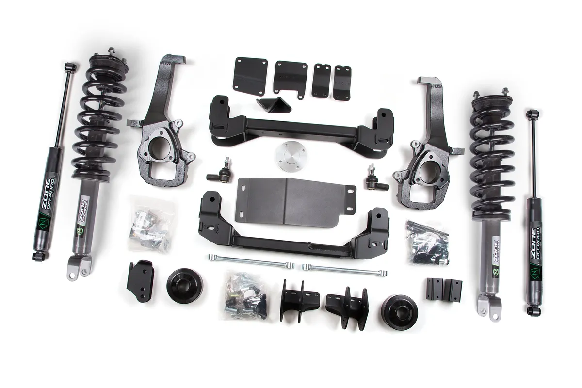2013 Dodge 1500 4 /3 Suspension Lift System Front Spacer Rear Coils - Fox 2.0 Adventure Series Shocks product image