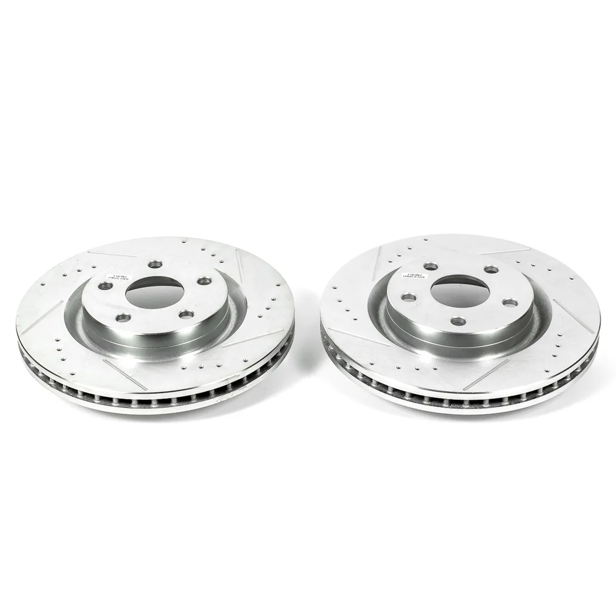 Evolution Drilled/Slotted Zinc Plated Rotors (Pair) product image