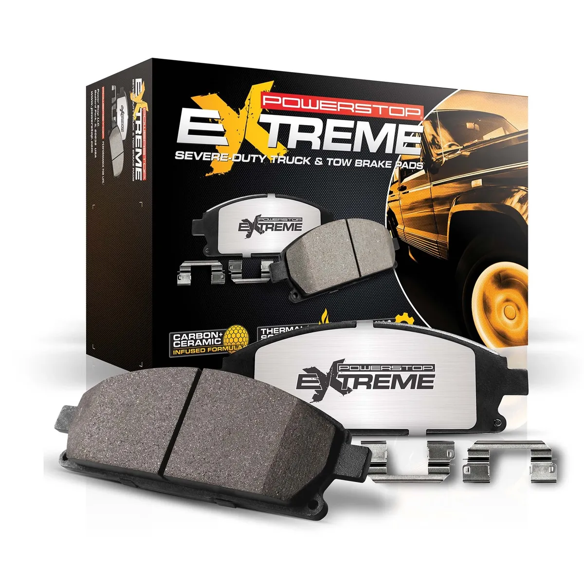 Power Stop Z36 Truck and Tow Rear Carbon-Fiber Ceramic Brake Pads - JT/JL product image