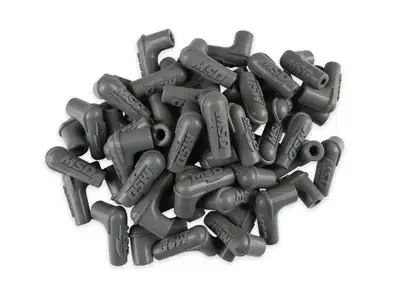 MSD 90 Deg Sprk Plug Bootgray Silicone 50ea