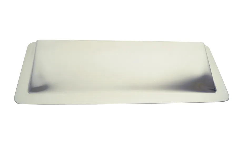 Jeep TJ Hood Vent Air Scoop 98-06 Wrangler TJ Polished Silver Kentrol product image