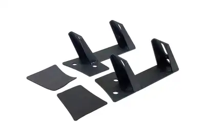 Quake LED Quake LED - QBU789 - Jeep JK Double Light Window Pillar Bracket 2007-18 Wrangler JK Black Powdercoat Pair for 2007-2017 Jeep Wrangler