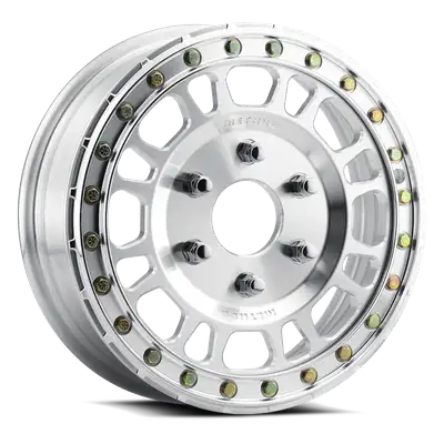 Method Race Wheels MR412 Beadlock 15x5 4.2 .8 43mm Offset 6x5.5 78.3mm Centerbore Machined - Raw w BH-H24155