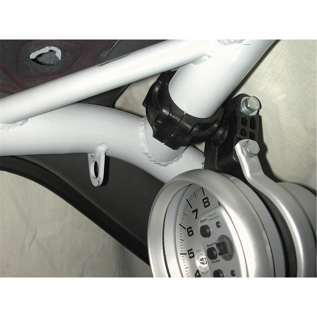 Autometer 48005 Gauge Mount, Roll Pod For 1.625 Roll Cage, Fits 5 Pedestal Tach, Black product image