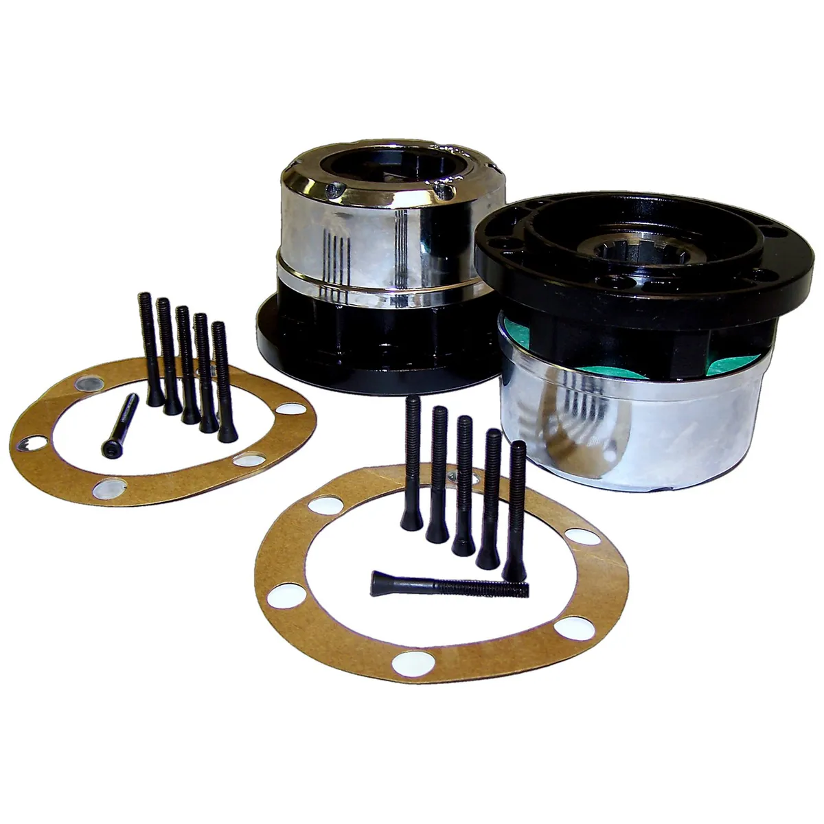 Crown Automotive Jeep Replacement 400501 Locking Hub Set for 41-71 CJs, MB, M38, M38-A1 w/ Spicer Style Axle Shafts product image