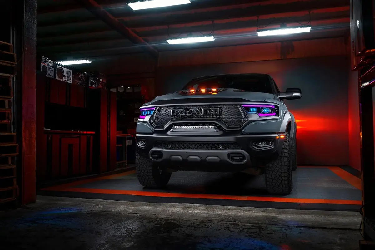 Oracle Lighting 2019-2021 RAM 1500 Colorshift RGB Headlight Demon Eye Kit - LED Projector Headlights product image