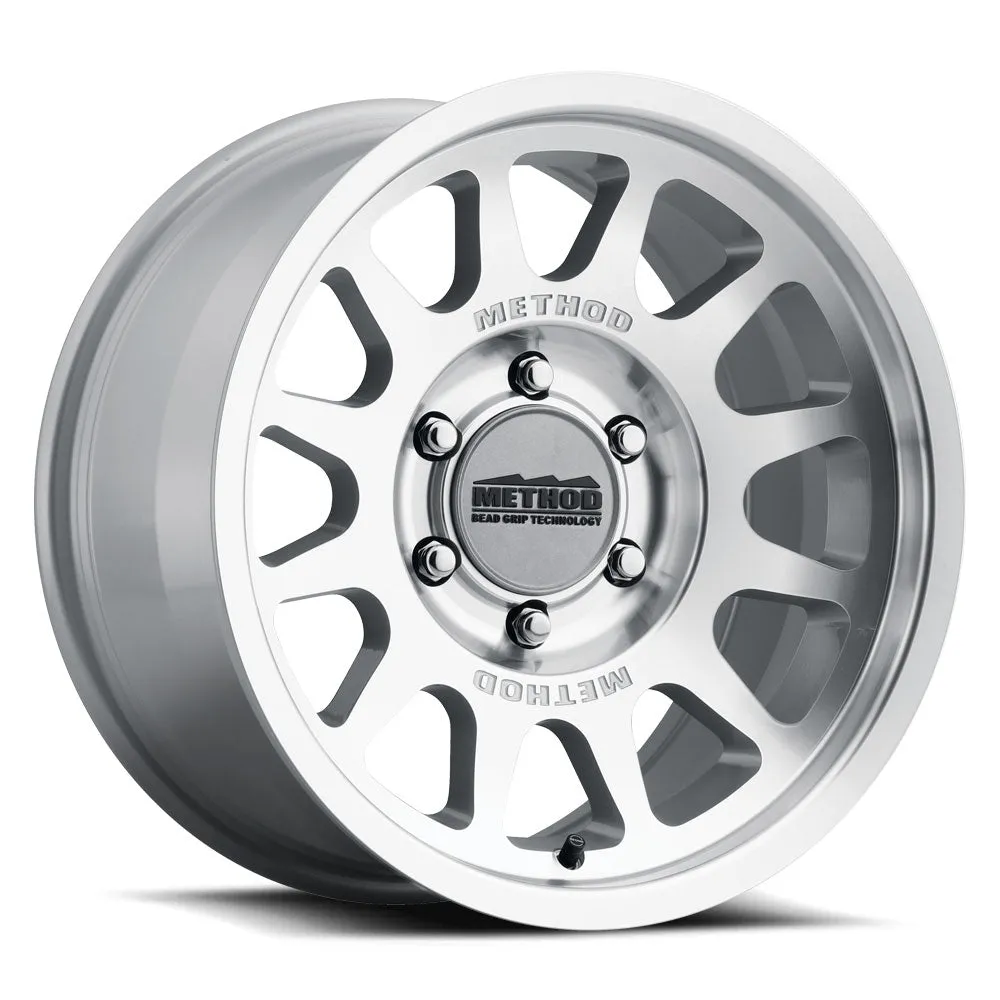 MR703 Bead Grip 17x8.5 0mm Offset 8x170 130.81mm Centerbore Machined - Clear Coat product image