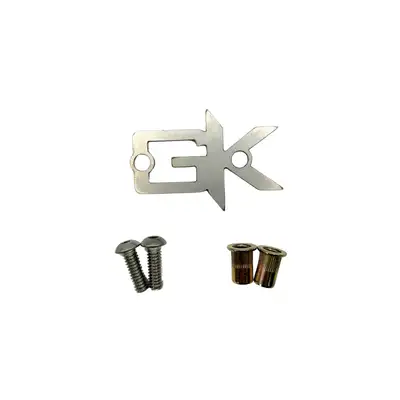 GateKeeper Off-Road GK Steel Logo Badge