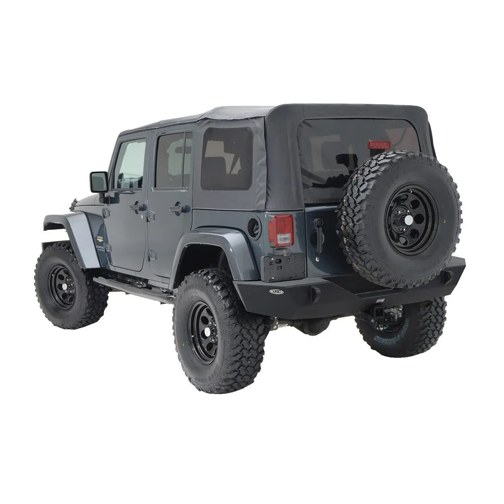 18wrangler JL 2/4dr Gen 1 Xrc Rear Bumper; Matte Black; Inc Class III Receiver Hitch/Drings product image