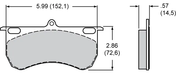 Wilwood Brakes Wilwood Powersports Pads - 150-9841K