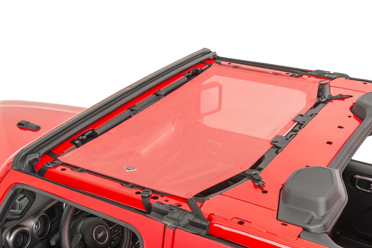 ShadeMaker Freedom Mesh Bimini Top 18-2023 JL Jeep Wrangler 2 & 4 Dr & Gladiator Red product image