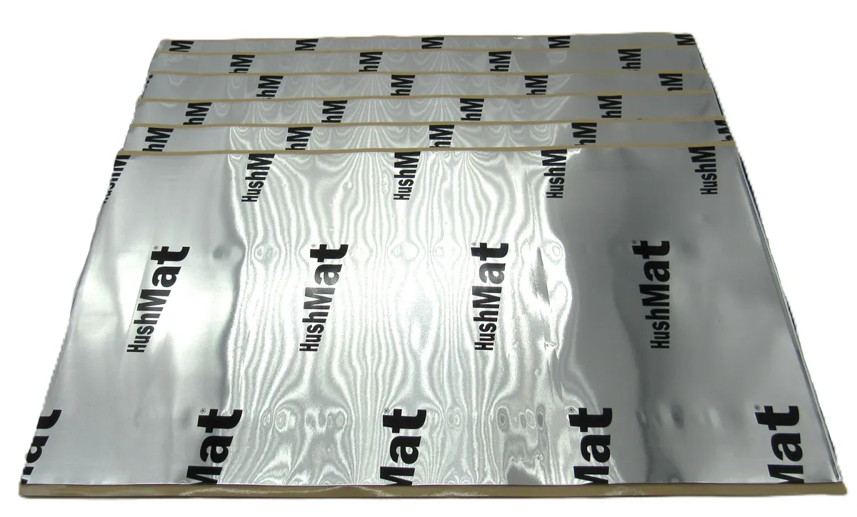 Hushmat Universal Hood Insulator Kit 6 12in X 23in Engine Side Insulating Pads product image