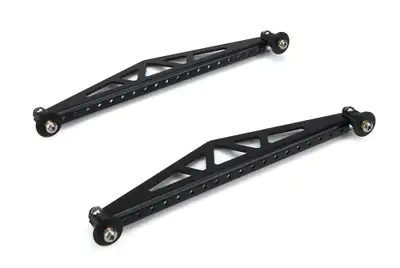 True Performance & Fabrication Spoiler Brace 10.5in Black Pair