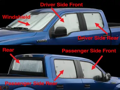 Weathertech Techshade Full Vehicle Kit Ford F-150 2015 + SuperCrew