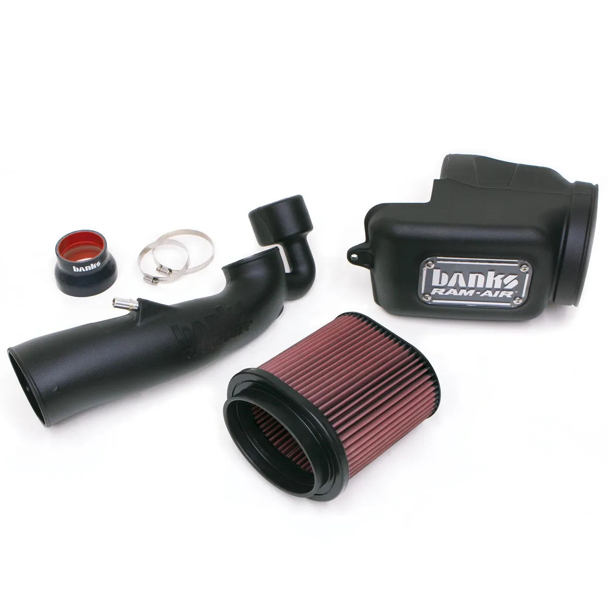 2018-2025 Jeep Wrangler JL 3.6L, and 2020-2025 Gladiator 3.6L Banks Ram-Air® Big-Ass Oiled or Dry Filter, Cold Air Intake System product image