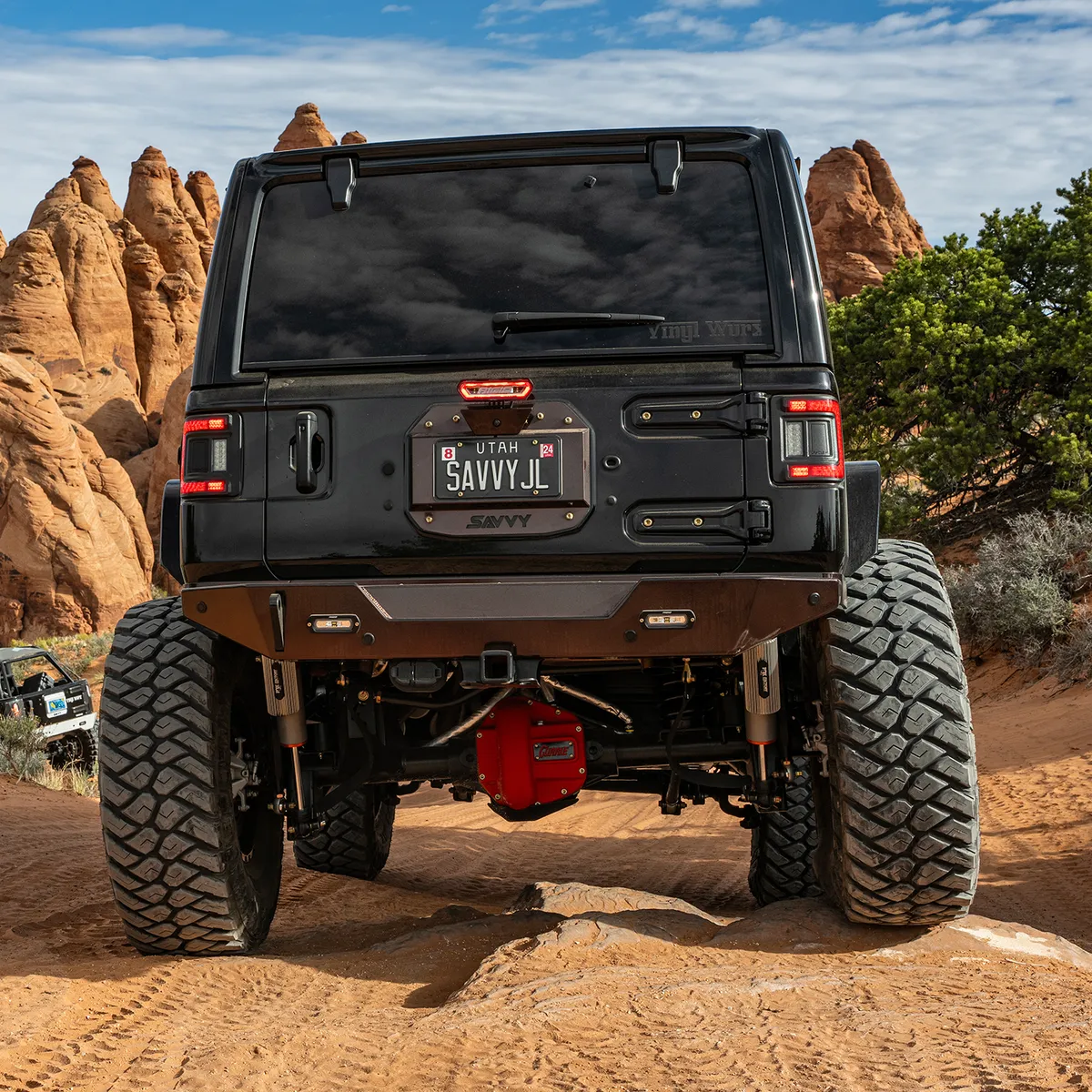 18c Wrangler Krawler Lite Bolt On Rear Bumper Raw product image