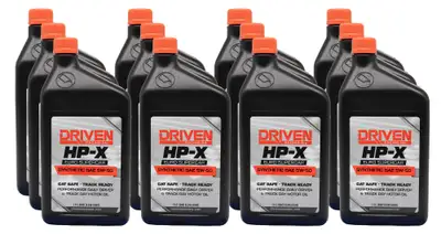 Driven Racing Oil HP-X EURO 5W50 Motor Oil Case 12/Qt