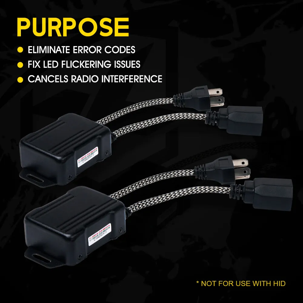 Xprite Xprite Reflex Series LED Headlight Canbus Anti-Flicker Resistor Decoder for H4 (1 Pair)