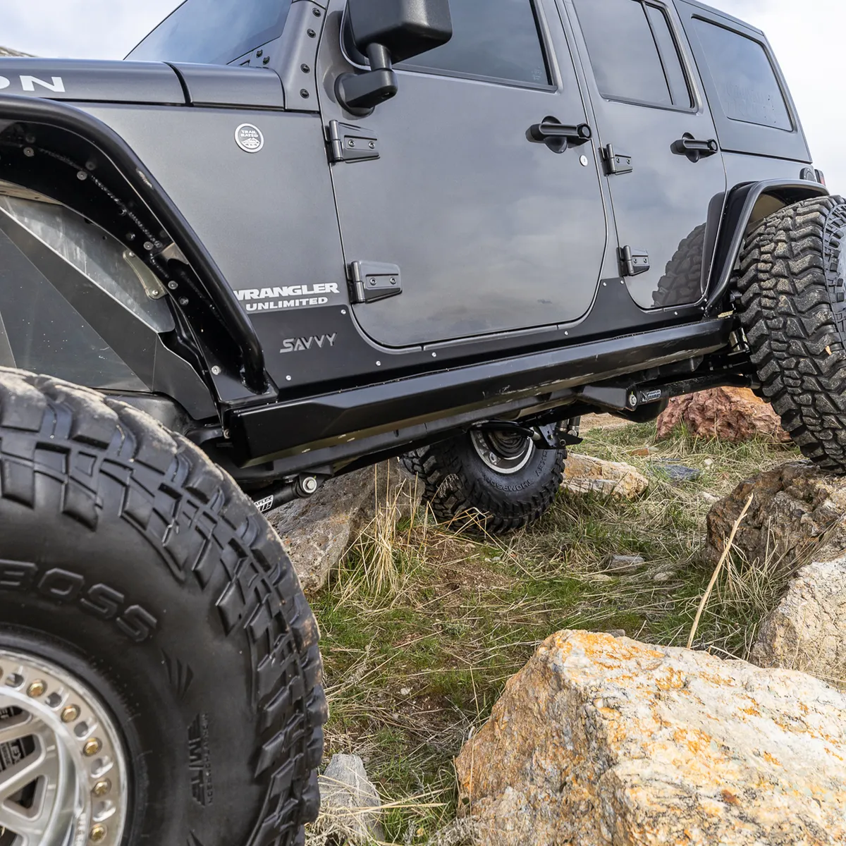 0718 Wrangler Bolt On Slider Kit Raw product image