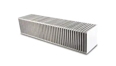 Vibrant Performance Vertical Flow Intercooler Core; 27 in. Core Width; 6 in. Core Thickness; 6 in. Height; 6061 Aluminum;