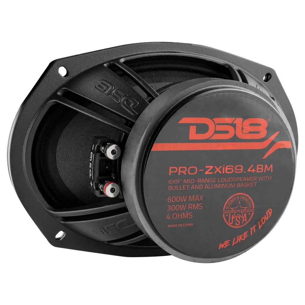 PRO-ZXI 6x9" Mid-Range Bullet Loudspeaker Neodymium/Ferrite Magnets | 300W RMS 4-Ohm product image